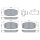 BOSCH 0 986 460 168 Bremsbelagsatz, Scheibenbremse