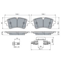 BOSCH 0 986 460 174 Bremsbelagsatz, Scheibenbremse