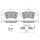 BOSCH 0 986 460 174 Bremsbelagsatz, Scheibenbremse