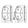 BOSCH 0 986 495 095 Bremsbelagsatz, Scheibenbremse