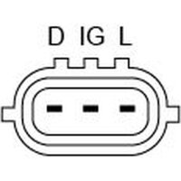 BOSCH 1 986 A01 536 Generator