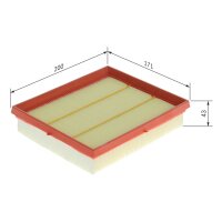BOSCH F 026 400 728 Luftfilter
