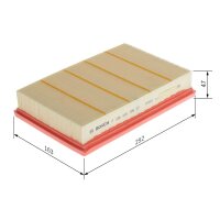 BOSCH F 026 400 795 Luftfilter