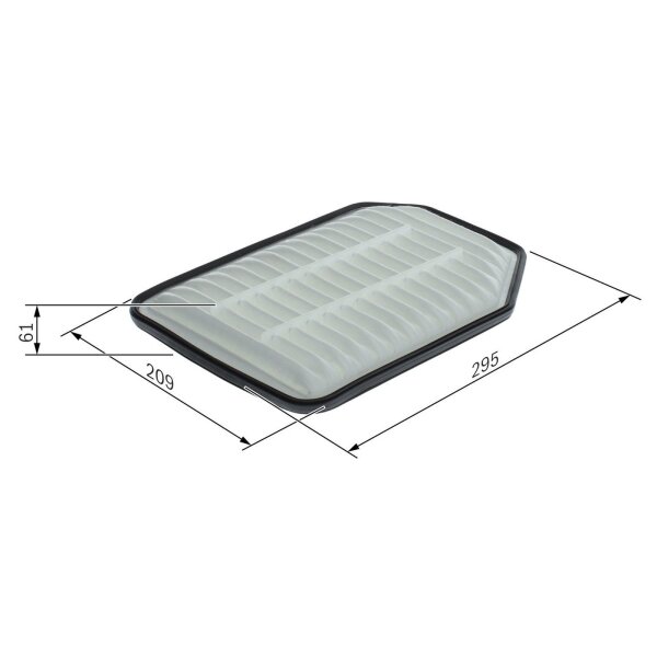 BOSCH F 026 400 805 Luftfilter