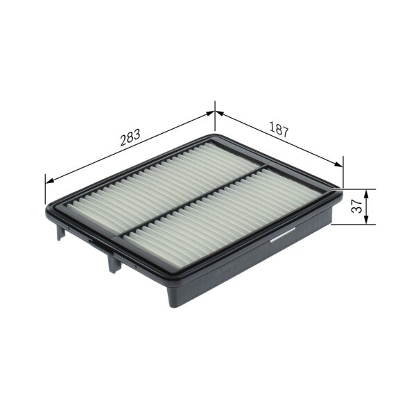 BOSCH F 026 400 806 Luftfilter