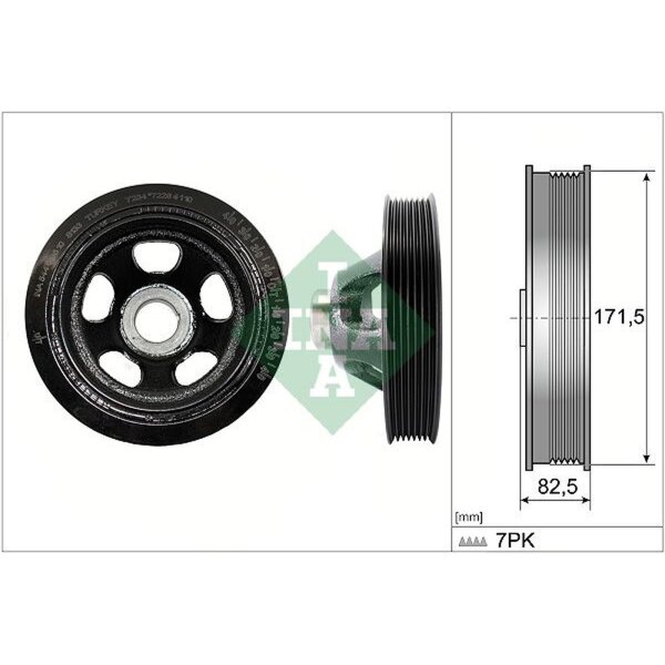 Schaeffler INA 544 0195 10 Riemenscheibe, Kurbelwelle