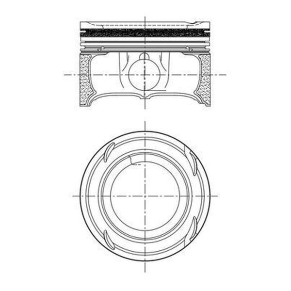 MAHLE 001 PI 00200 000 Kolben