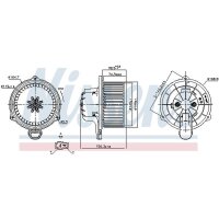 NISSENS 87510 Innenraumgebläse