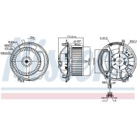 NISSENS 87527 Innenraumgebläse