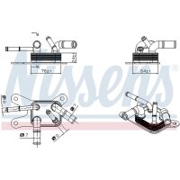 NISSENS 91529 Ölkühler, Automatikgetriebe