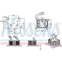 NISSENS 91569 Ölkühler, Motoröl