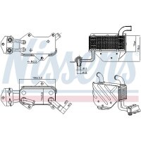 NISSENS 91576 Ölkühler, Automatikgetriebe