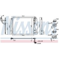 NISSENS 941003 Kondensator, Klimaanlage