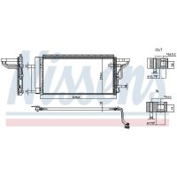 NISSENS 941370 Kondensator, Klimaanlage