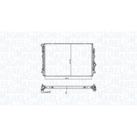 MAGNETI MARELLI 350213220200 Kühler, Motorkühlung