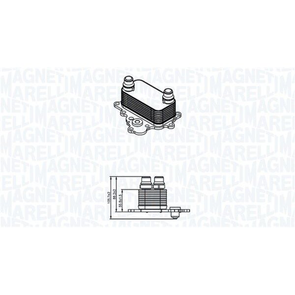 MAGNETI MARELLI 350300004700 Ölkühler, Motoröl