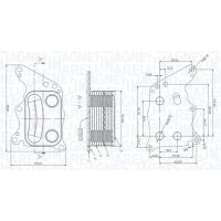 MAGNETI MARELLI 350300005200 Ölkühler,...