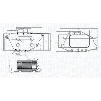 MAGNETI MARELLI 350300004900 Ölkühler,...