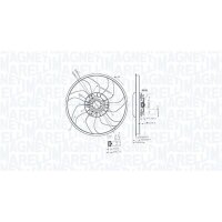 MAGNETI MARELLI 069422897010 Lüfter, Motorkühlung