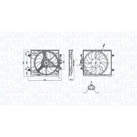 MAGNETI MARELLI 069422893010 Lüfter, Motorkühlung