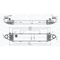 MAGNETI MARELLI 351319206250 Ladeluftkühler