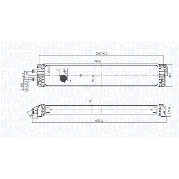 MAGNETI MARELLI 351319206270 Ladeluftkühler