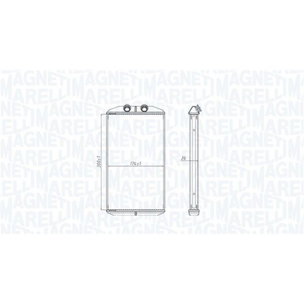 MAGNETI MARELLI 350218522000 Wärmetauscher, Innenraumheizung