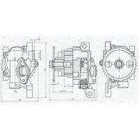MAGNETI MARELLI 351516000123 Ölpumpe