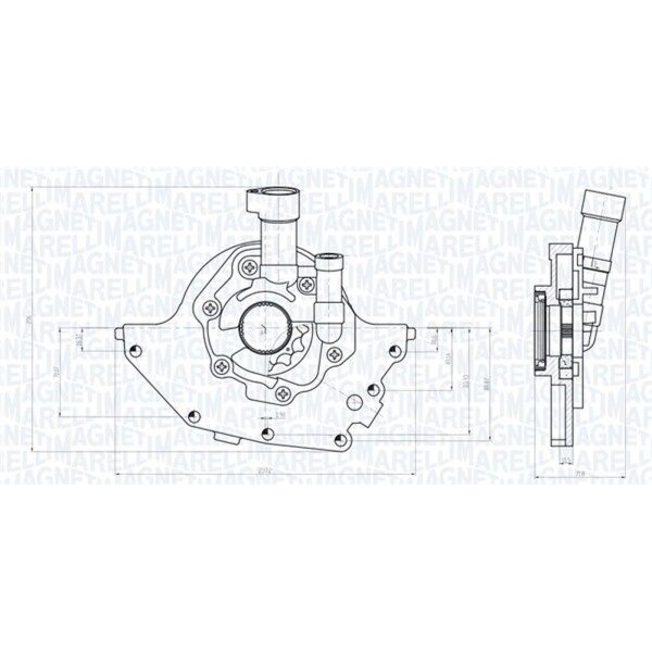 MAGNETI MARELLI 351516000097 Ölpumpe