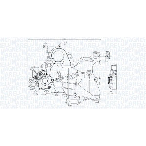 MAGNETI MARELLI 351516000155 Ölpumpe
