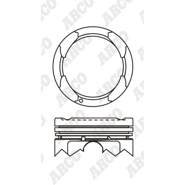 ARCO PKHD407102G 0.00 Kolben