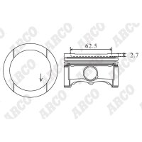 ARCO PKVW40810RG 0.00 Kolben