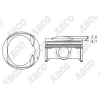 ARCO PKVW40825SGA 0.00 Kolben