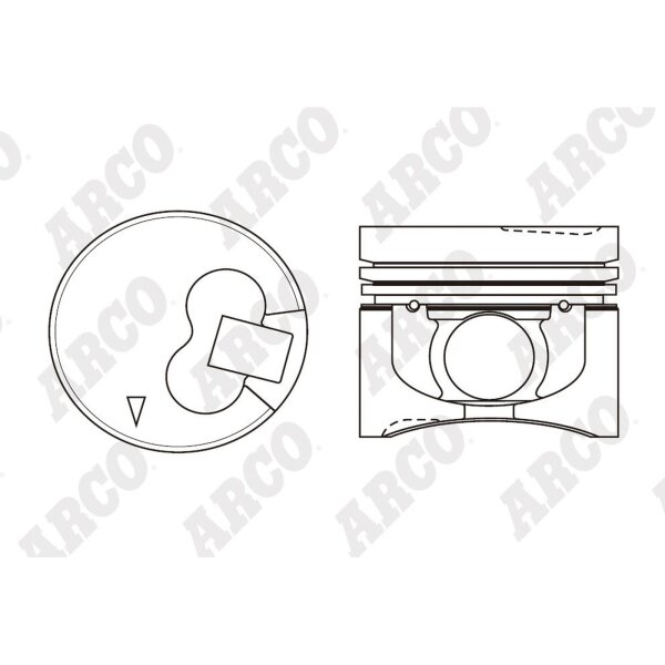 ARCO PKMI40911ADB 0.00 Kolben