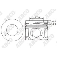 ARCO PKBM408407DB 0.00 Kolben