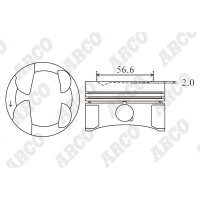ARCO PKCI407701G 0.00 Kolben