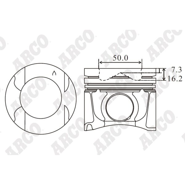 ARCO PKRN408505DB 0.00 Kolben