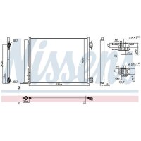 NISSENS 940868 Kondensator, Klimaanlage
