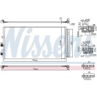 NISSENS 941367 Kondensator, Klimaanlage