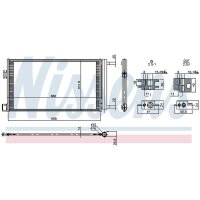 NISSENS 941386 Kondensator, Klimaanlage