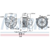 NISSENS 87649 Innenraumgebläse