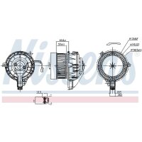 NISSENS 87852 Innenraumgebläse