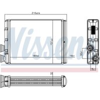 NISSENS 707379 Wärmetauscher, Innenraumheizung
