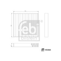 FEBI BILSTEIN 195984 Filter, Innenraumluft