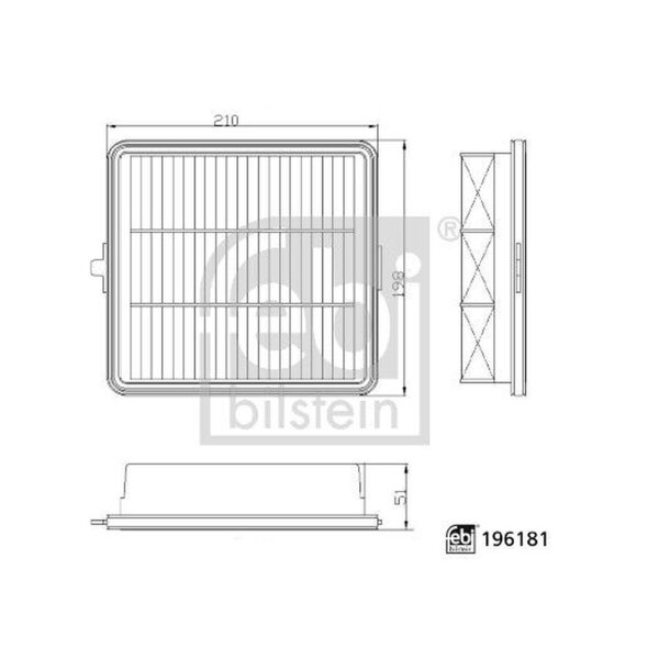 FEBI BILSTEIN 196181 Luftfilter