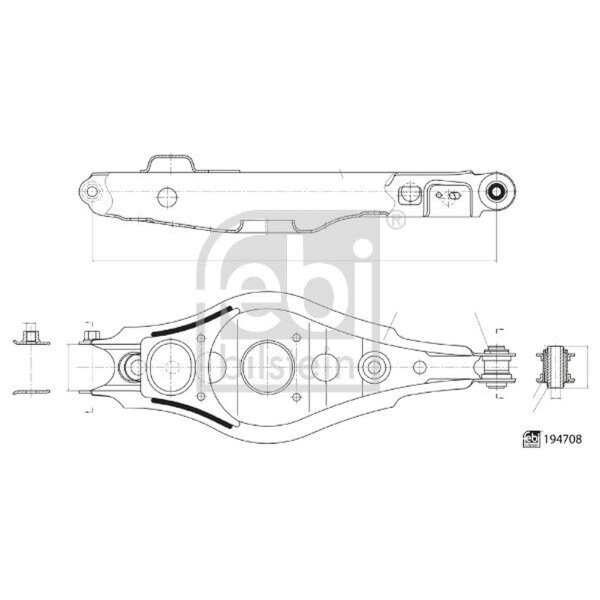 FEBI BILSTEIN 194708 Lenker, Radaufhängung