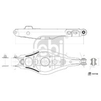 FEBI BILSTEIN 194708 Lenker, Radaufhängung