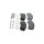 BOSCH 0 986 460 115 Bremsbelagsatz, Scheibenbremse