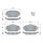 BOSCH 0 986 460 128 Bremsbelagsatz, Scheibenbremse