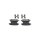 BOSCH 0 986 460 153 Bremsbelagsatz, Scheibenbremse